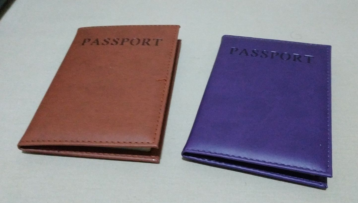 Carteira \ Bolsa passaporte documentos * ROXO