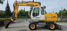 Liebherr A 316 Rotatilt Engcon! 11 tys. Mtg, Szybka skrzynia, nowe koła,  z Holandii!!!  "Koparka kołowa Liebherr A316, 2008 rok, Rotatilt Engcon!"