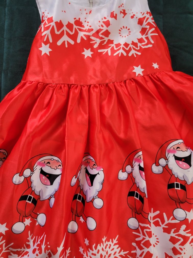 Mama i córka, sukienki na święta 110/122 S/M