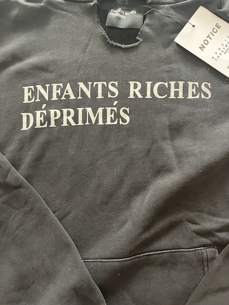 Enfatnts Riches Deprimes ERD hoodie black чорне худі