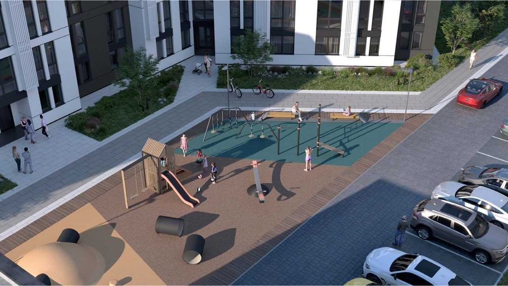 Простора однокімнатна квартира з раціональним плануванням