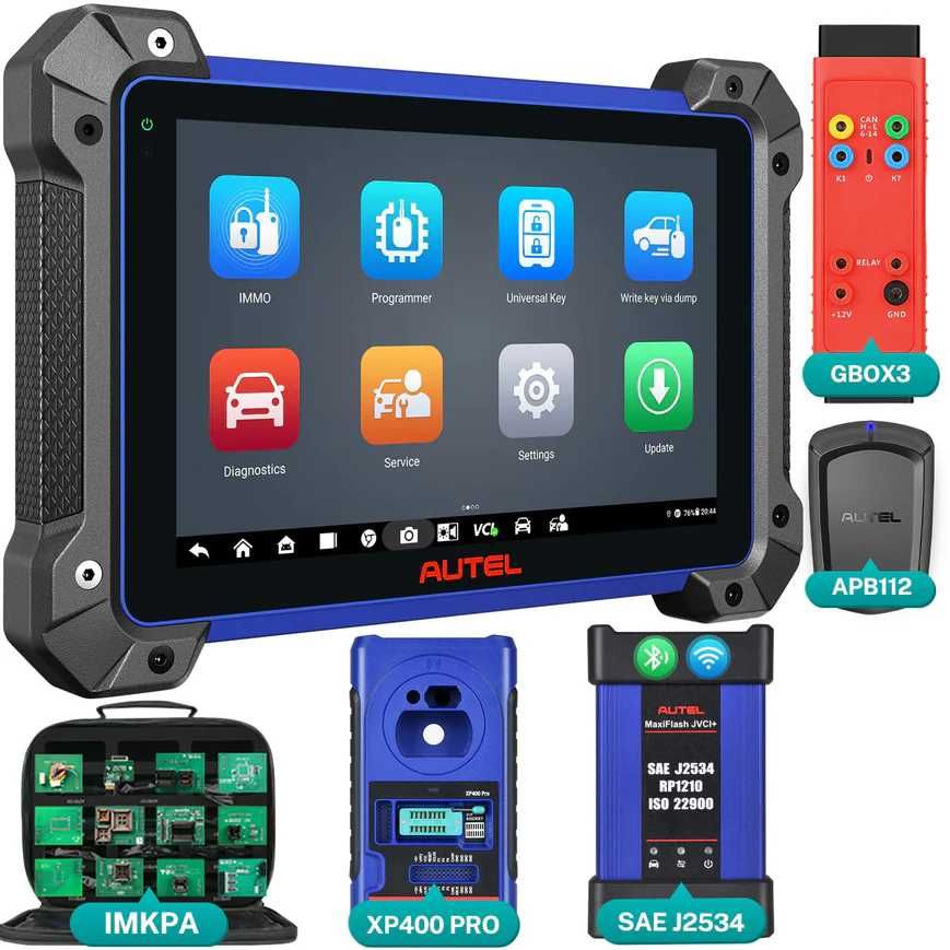 Tablet diagnostyczny Autel 608S II - 2023 IMMO,GBOX-3