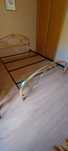 Cama de casal em latão (verdadeiro)