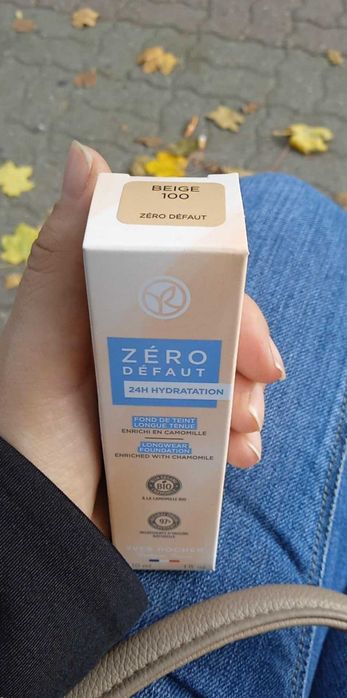 Yves Rocher nowy podkład zero niedoskonałości 100 beige beż