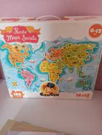 Puzzle CzuCzu, mapa świata