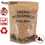 Zrębki Wędzarnicze Super Smoke OLCHA KL-02 (1-3mm) 4 Litry  Kraft