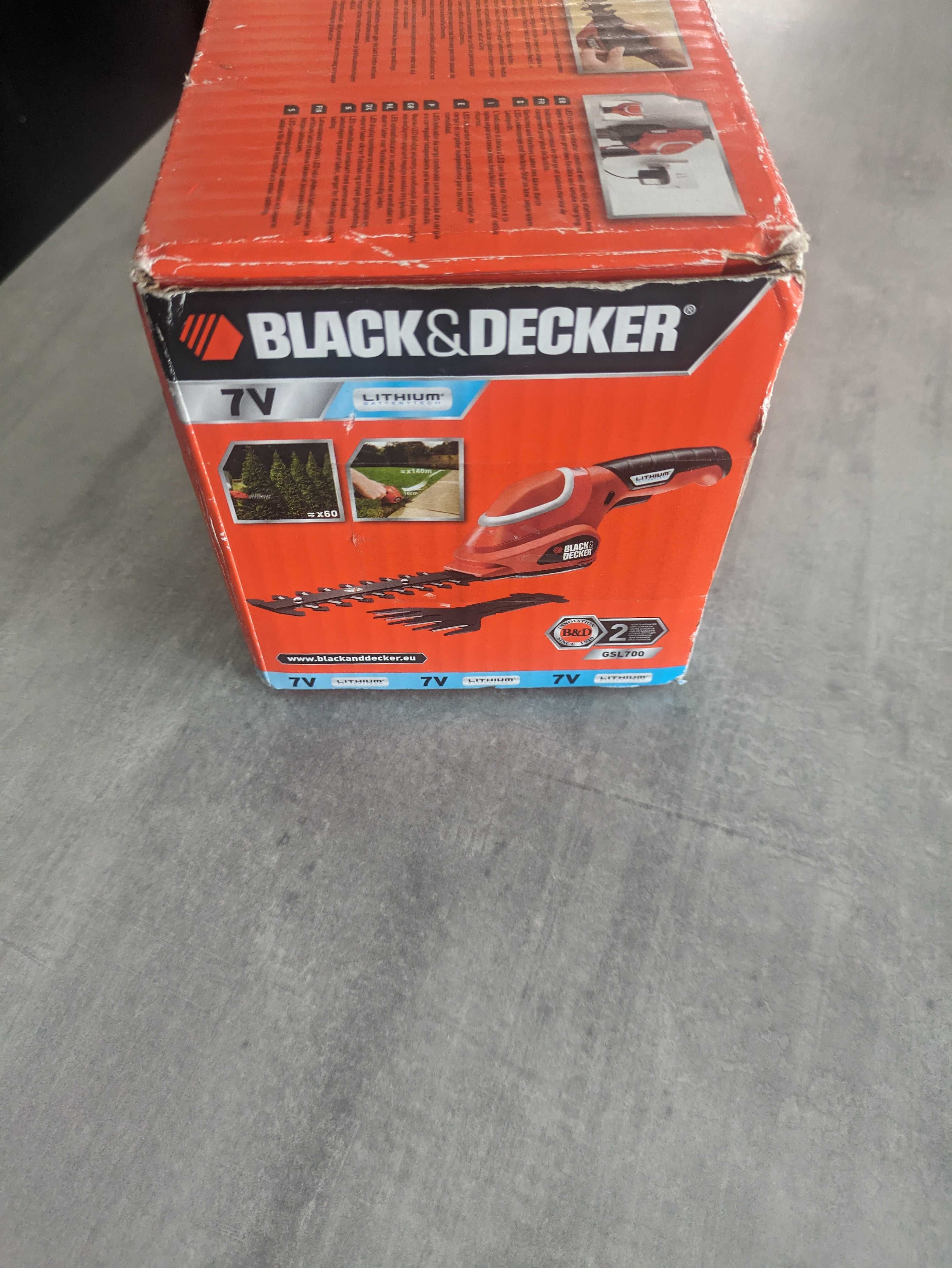 Nowe nożyce ogrodowe Black&Decker GLS 700