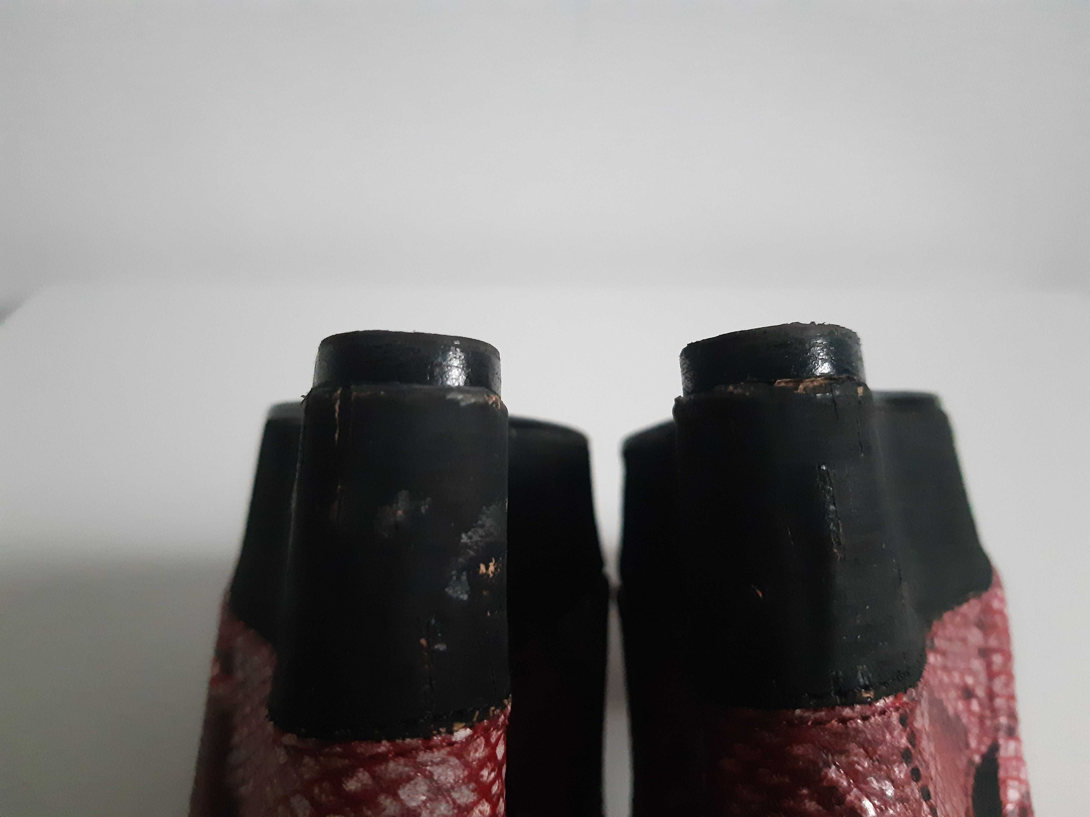 różowe buty na koturnie koturny krokodyl wąż Michael Antonio 36
