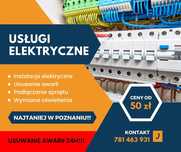 ELEKTRYK - szybko i tanio! Pomoc 24h!