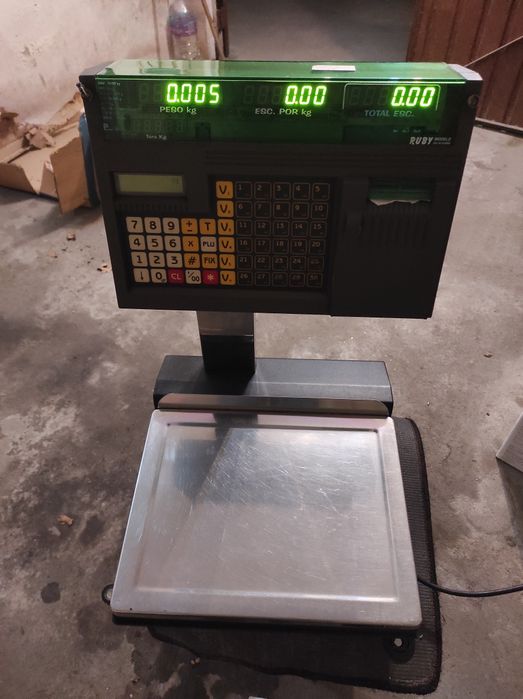 Caixa registar com balança
