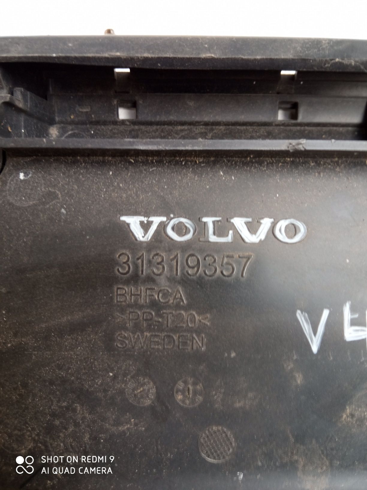 Wlot kierownica powietrza Volvo V40