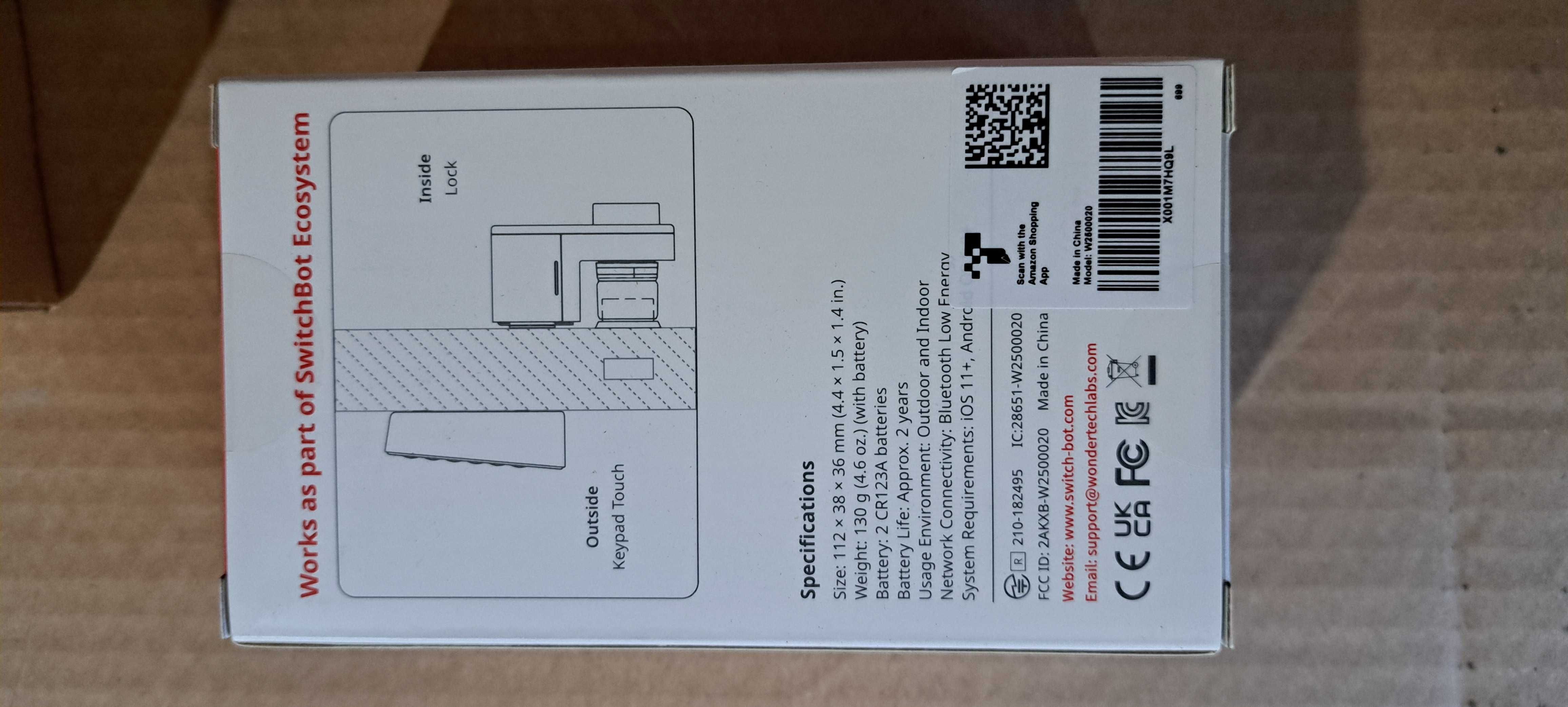 Розумний замок SwitchBot Lock Pro+Keypad Touch+Hub Mini-новий комплект