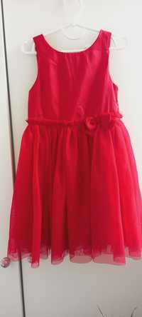 Плаття  H&M для дівчинки святкове червоне р. 116