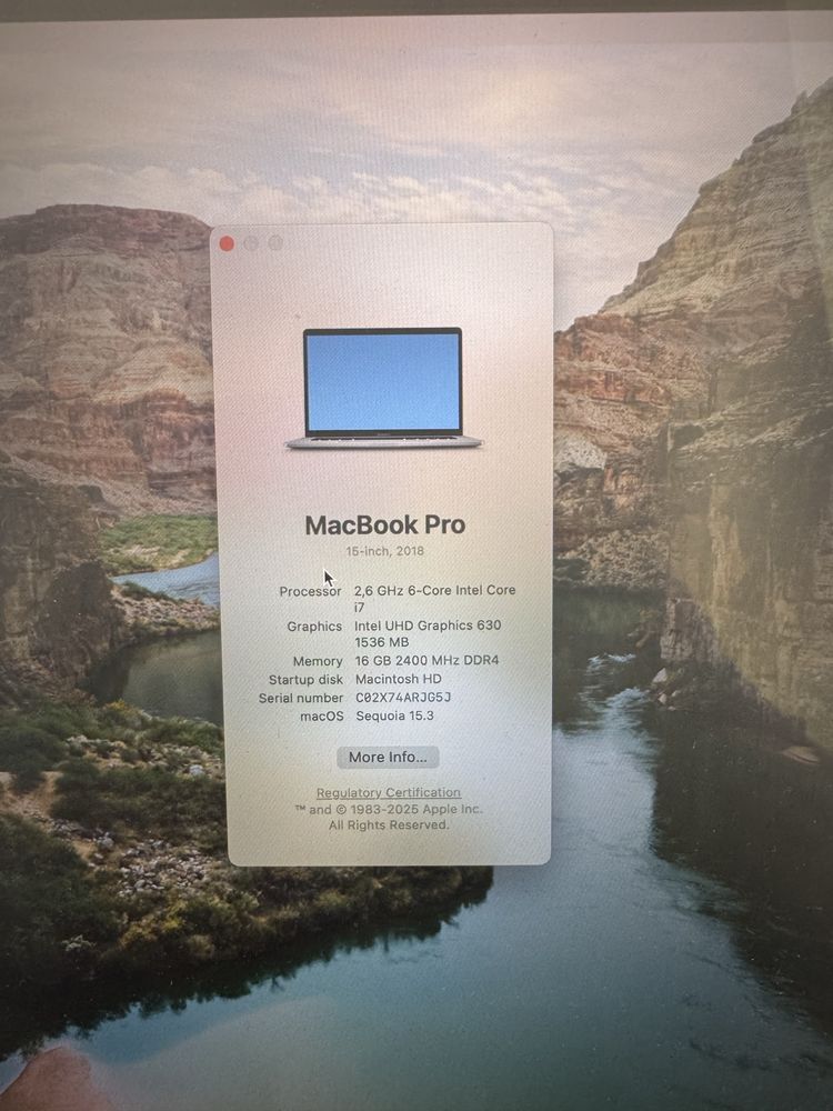 Macbook 2019 Touch Bar