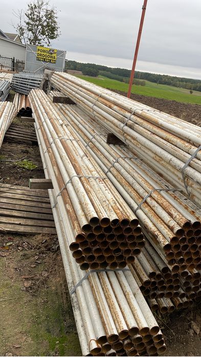 Rury  stalowe rura  fi 60x2.5 słupki ogrodzenia wygrody