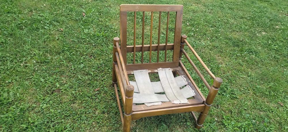Fotel drewniany antyk