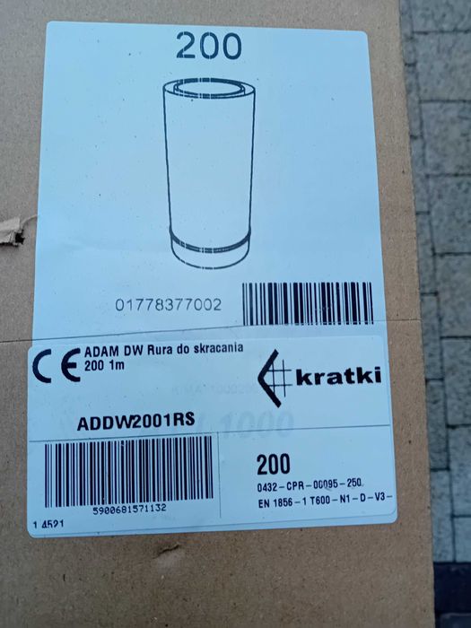 Sprzedam Rurę systemu komina fi 200 .