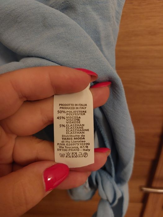 Komplet na lato xxl błękitny nowy