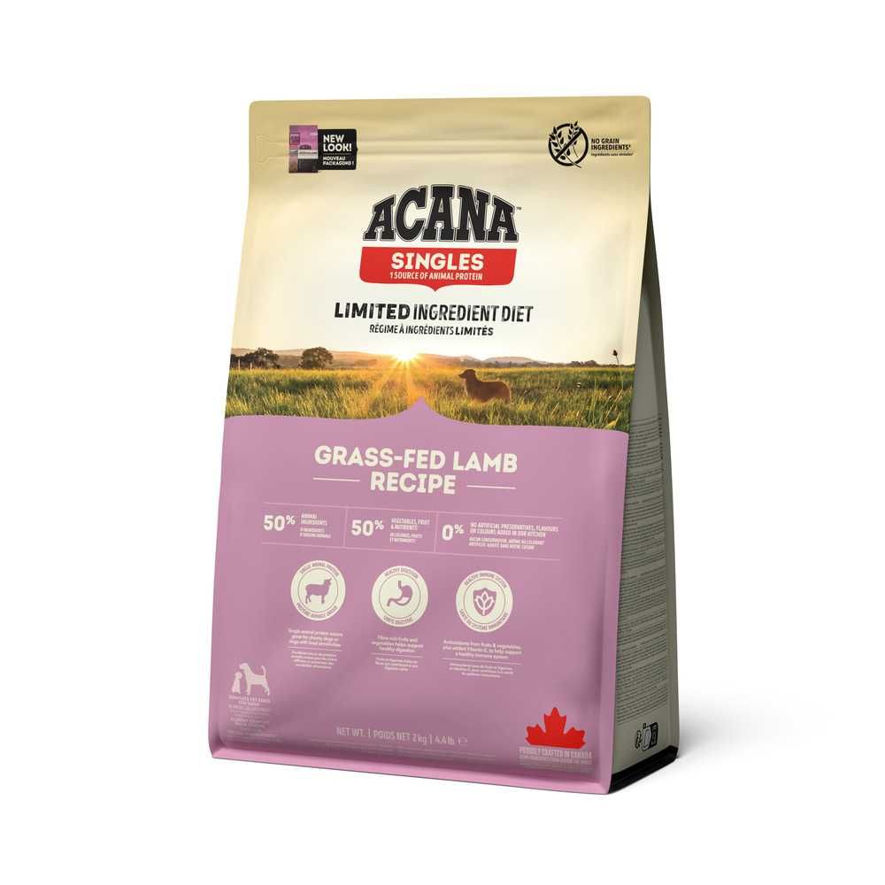 Сухий корм холістик для собак ACANA Grass-Fed Lamb 17 kg