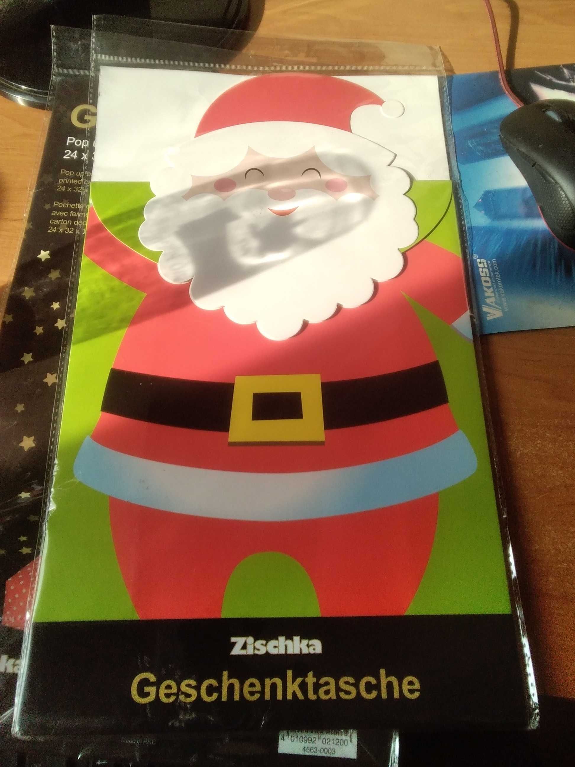 Torba na prezent mikołaj