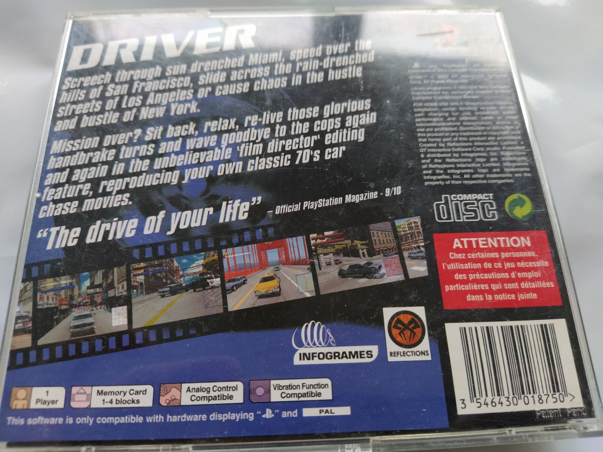 Ps1 psx one PlayStation Driver 3xA