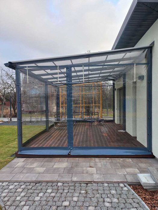 М'які вікна з тканини ПВХ для тераси/зони барбекю