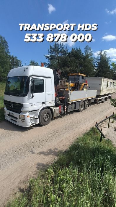 Transport HDS, kontenery, domki