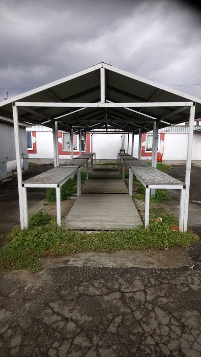 Каркас павільйону на гараж