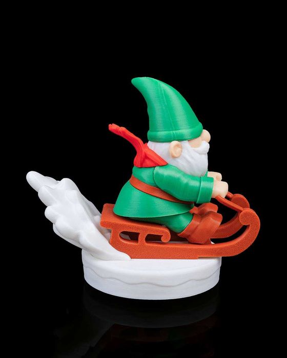 Gnom Saneckarz - Gotowy na zjazd ze świątecznej górki!