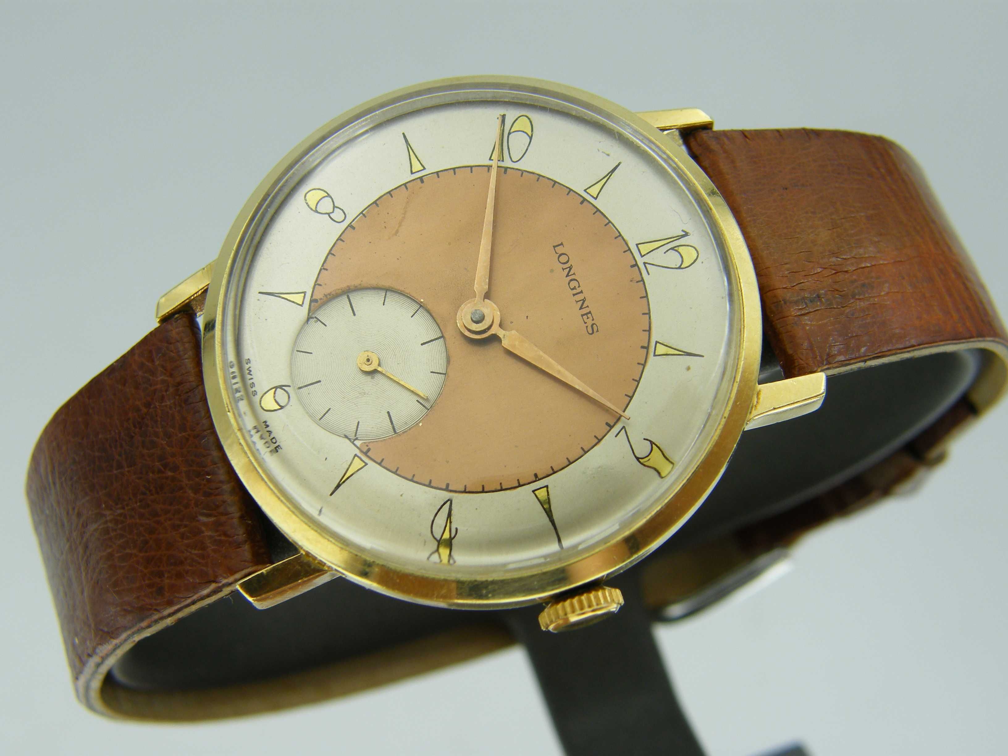 Longines Vintage Złocony z Sub-Sekundą