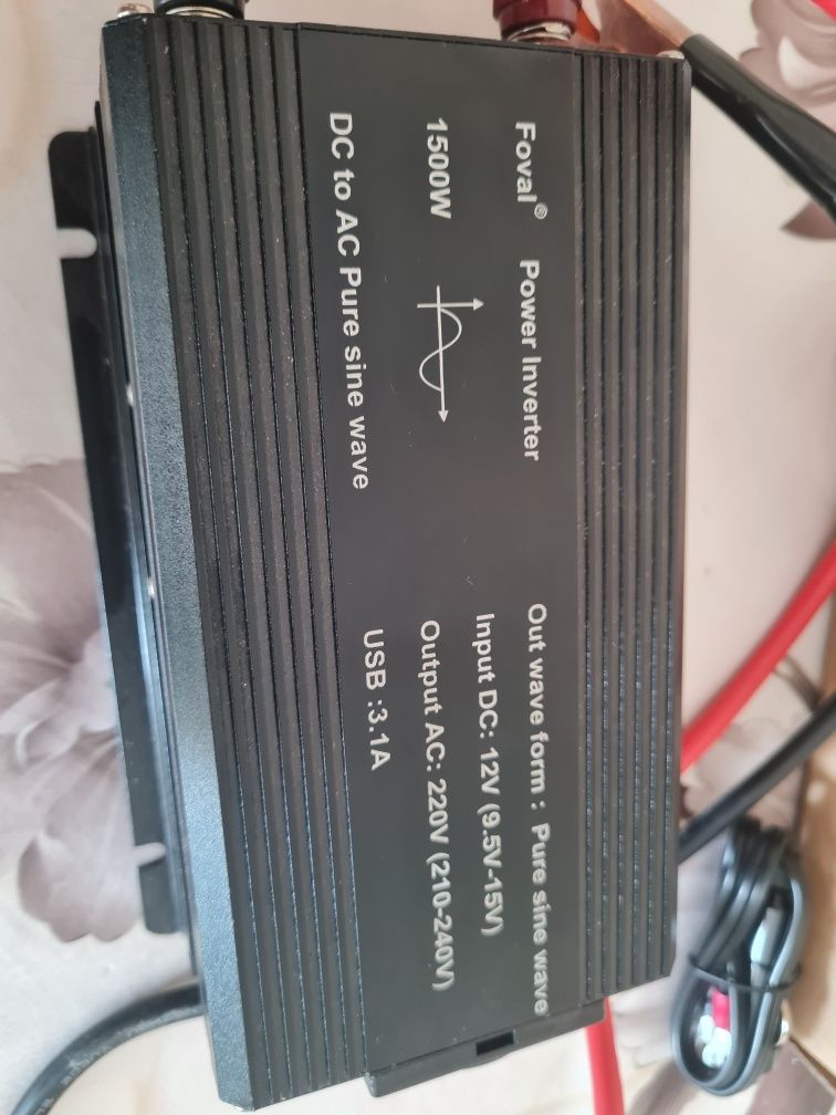 Продам інвертор з правильним сінусом Foval 1500 w