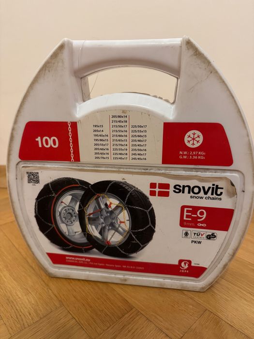 Nowe Łańcuchy śniegowe Snovit E-9 100