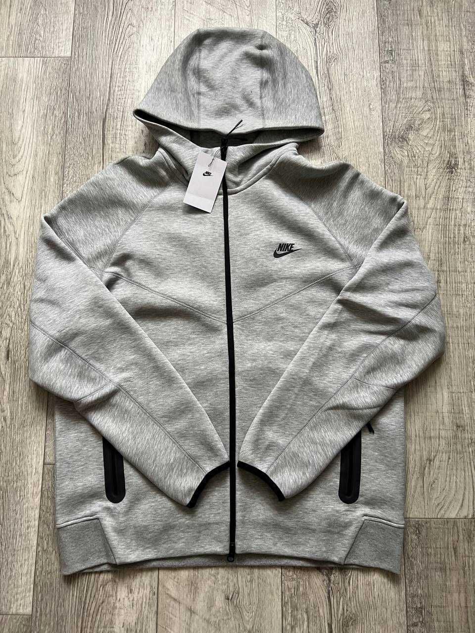 ОРИГІНАЛ! Кофта Nike Tech Fleece Fz Wr Grey XS S M L XL | FB7921-063
