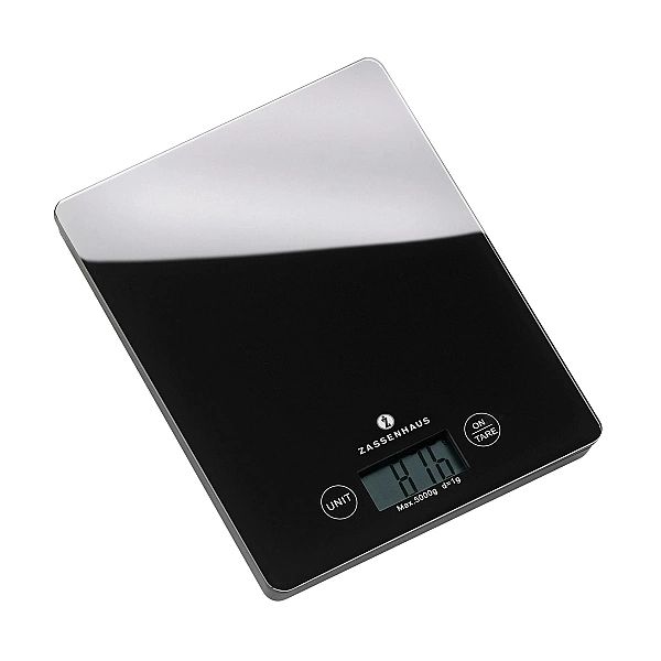 Waga Zassenhaus Balance elektroniczna, 16,5x21,5 cm, czarna