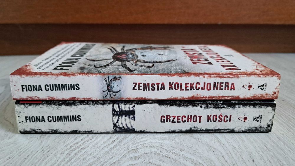 2x Fiona Cummins Zemsta kolekcjonera + Grzechot kości