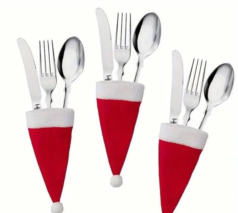 Ozdoby świąteczne na sztućce