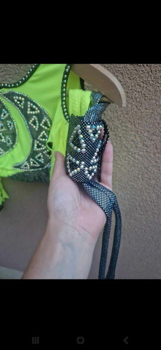 Strój do disco dance dla duetu dla dziewczynek