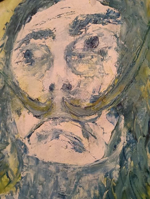 Quadro original e único de autor em acrílico sobre.