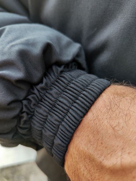 Бушлат утеплений Чорний для охорони / Куртка ОЗФ утеплена Чорна