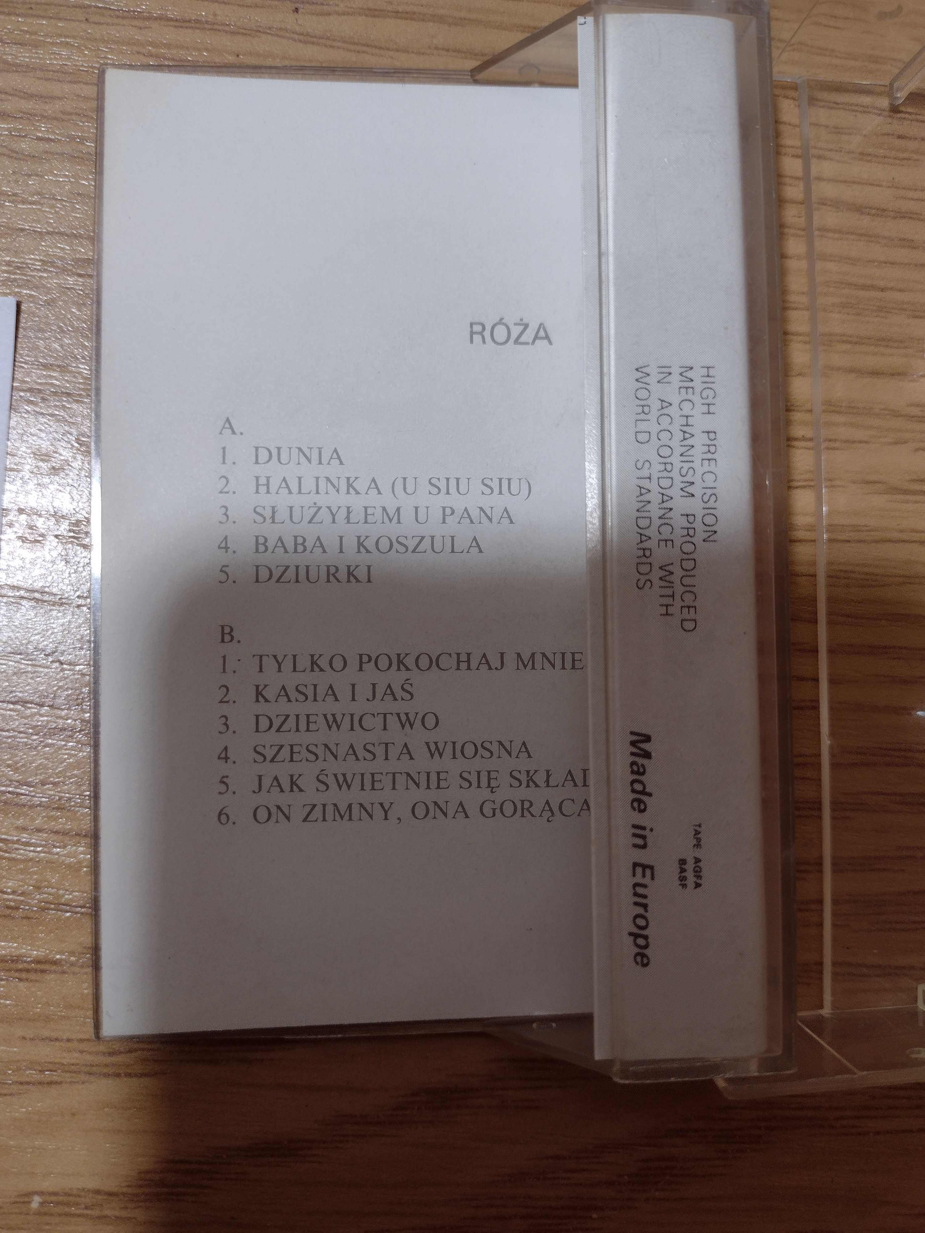 Kaseta Czerwona Róża Polskie melodie sprośne piosenki