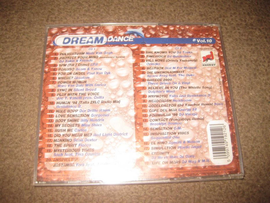 CD Duplo da Coletânea "Dream Dance Vol.10"