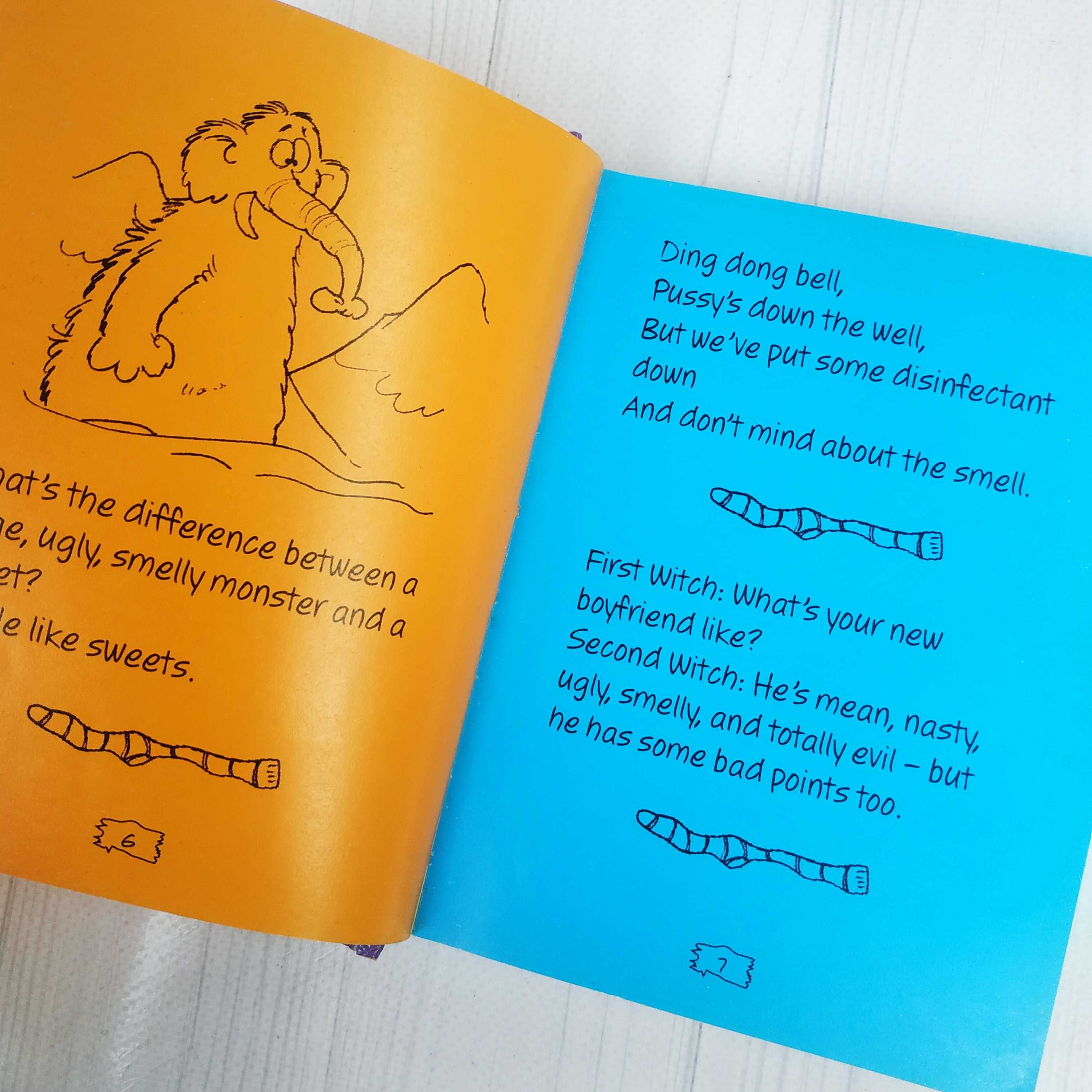 Детская книга на английском с шутками