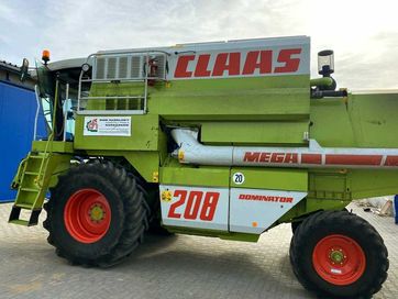 Koszenie zbóż i rzepaku kombajn Claas Mega 208