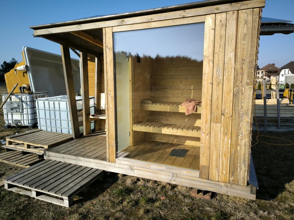 Roczna Sauna na Ramie samonośnej!