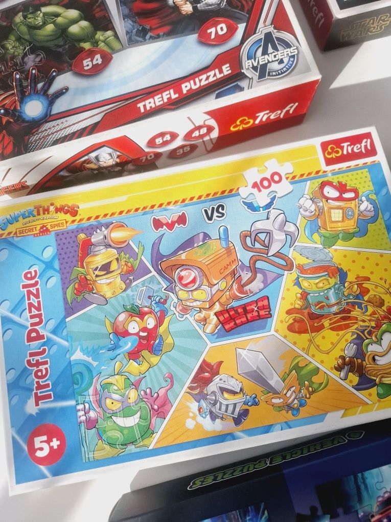 Zestaw puzzli dla chłopca marvel