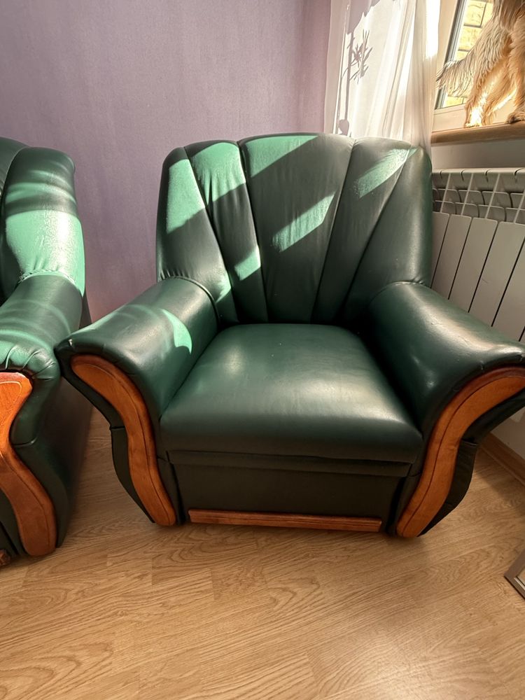 Zestaw sofa plus fotele