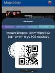 Sprzedam 2 Bilety na Imagine Dragonns 19.07 PGE. Trybuna Dolna, 500szt