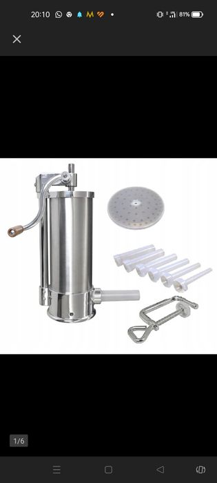 Maszynka do robienia kiełbasy 5,5 kg