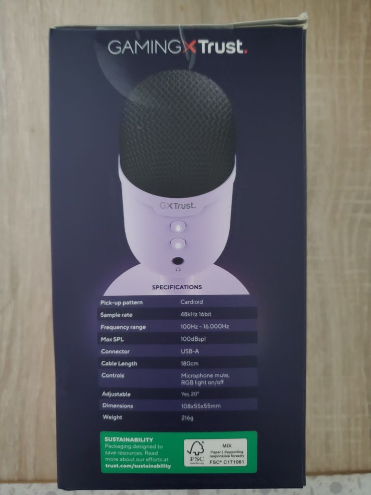 Mikrofon komputerowy GamingXtrust GXT-234P