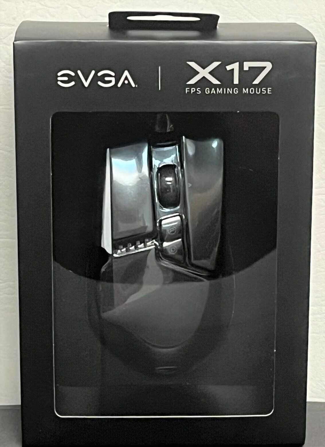EVGA X17 FPS Gaming Mouse - LED Sync - Black